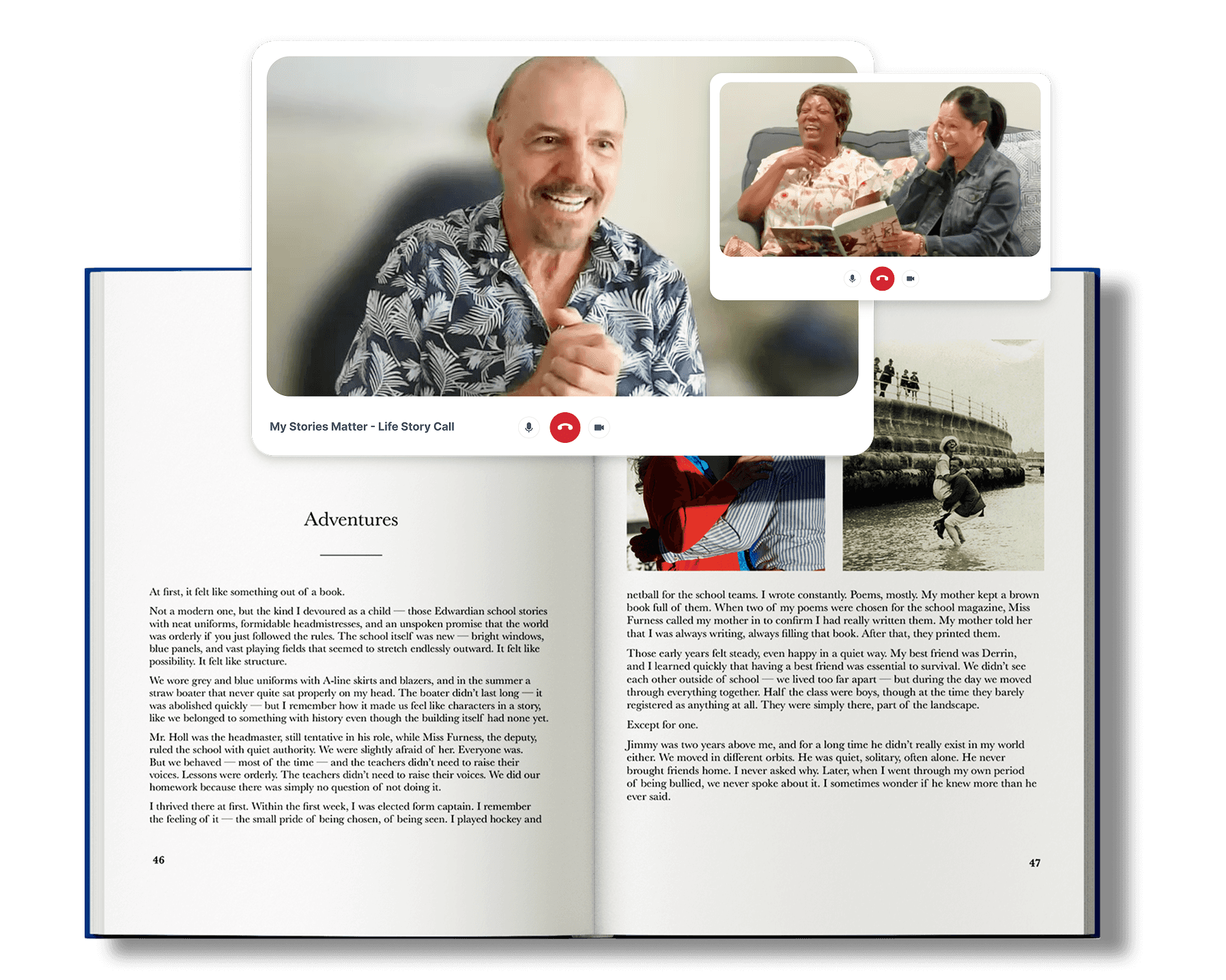 Arnie with a customer